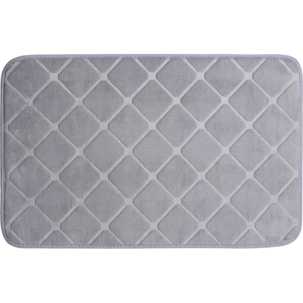 Изображение товара Коврик для ванной VIDAGE №1 ЛАРГО 50х80см светло-серый противоскользящий