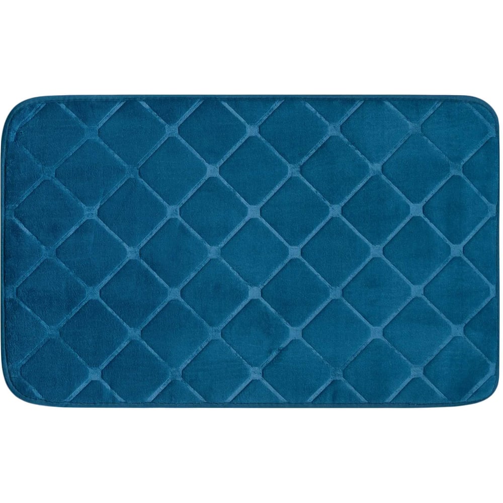 Изображение товара Коврик для ванной VIDAGE №1 ЛАРГО 50х80см, цвет синий, полиэстер 1359008