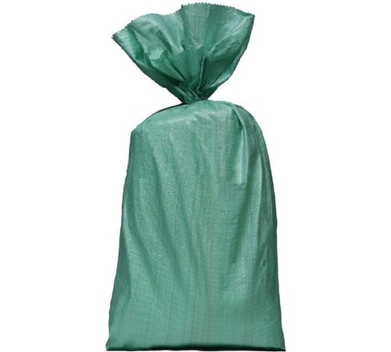 Изображение товара Мешки полипропиленовые строительные зеленые AV 55х95 см, 40гр, в упаковке 500шт G-55-95-40/500