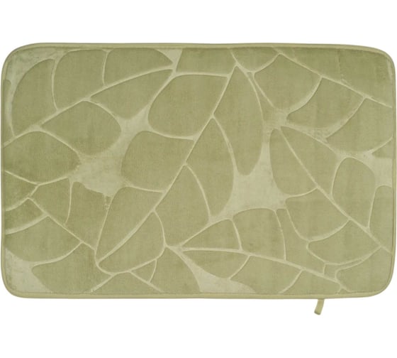 Изображение товара Коврик для ванной VIDAGE №3 Тропик 50х80см, цвет зеленый, полиэстер 1359016