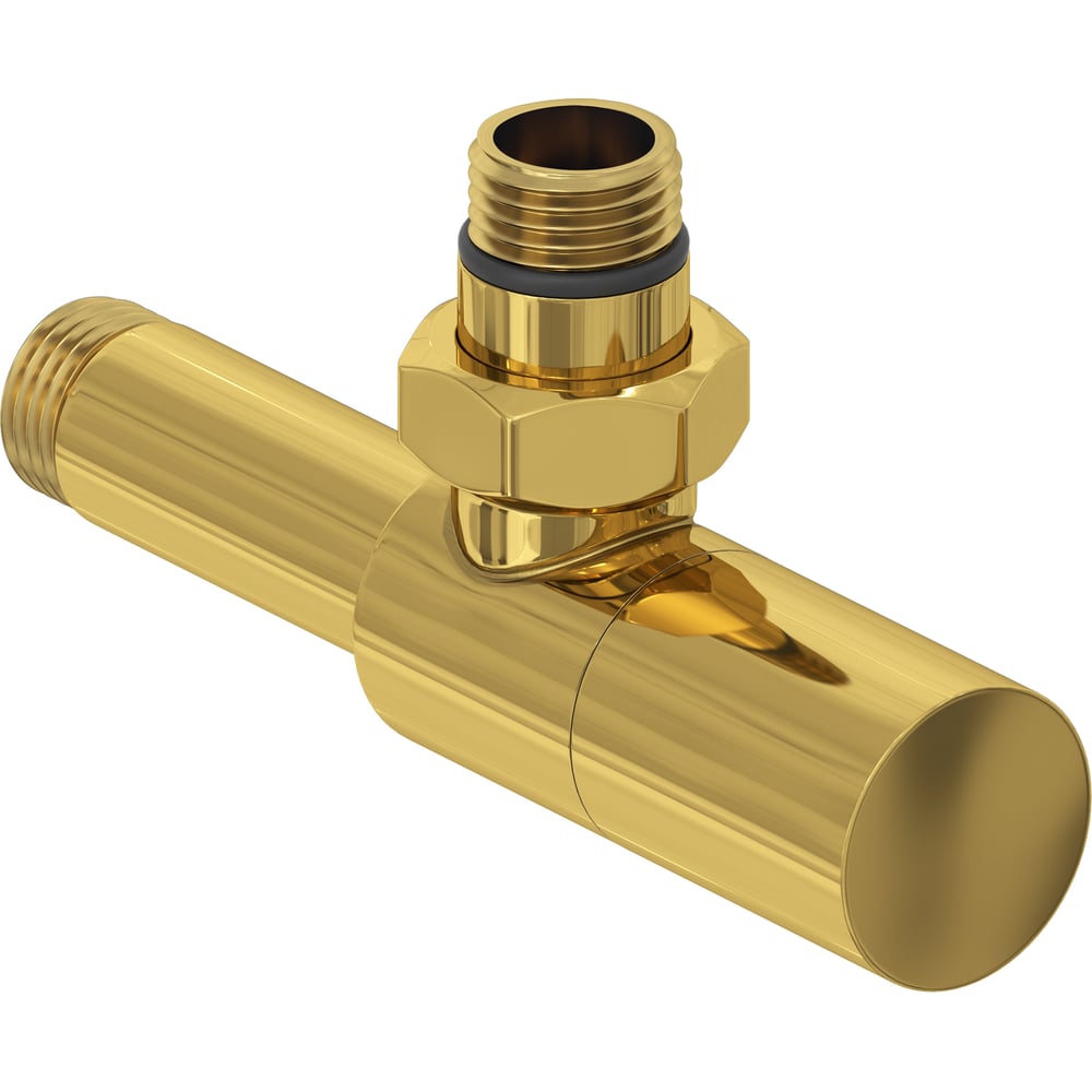 Изображение товара Угловой вентиль Сунержа G 1/2 НР золотой для систем водоснабжения