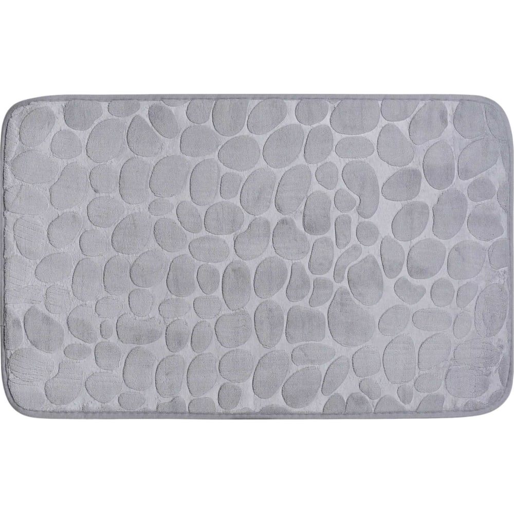 Изображение товара Коврик для ванной VIDAGE №2 Каменка 50х80 см светло-серый из полиэстера