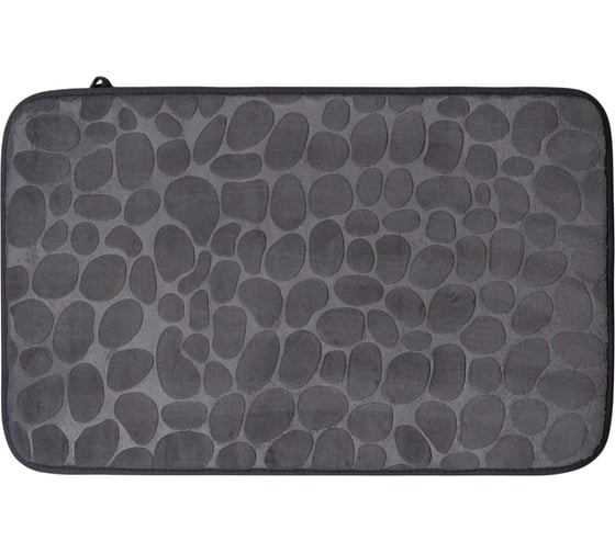 Изображение товара Коврик для ванной VIDAGE №2 Каменка 50х80см,цвет темно-серый,полиэстер 1359011