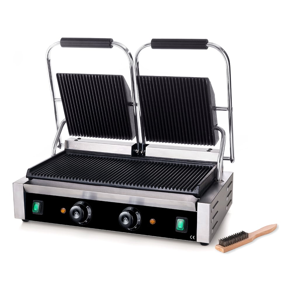 Изображение товара Контактный гриль Viatto Commercial GH-813EH 2200 Вт черный/серый