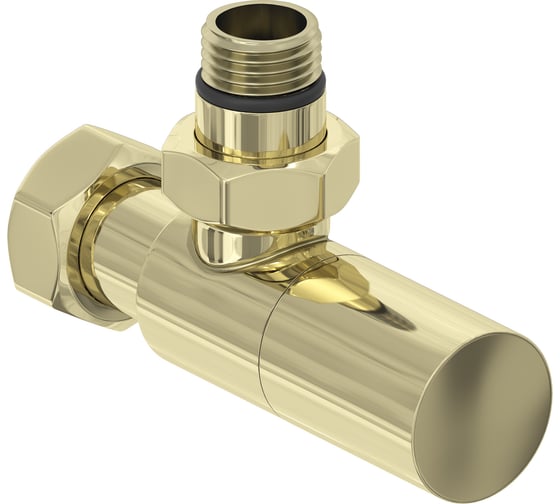 Изображение товара Вентиль угловой Сунержа (цилиндр) G 1/2 НР х G 3/4 НГ Шампань 020-1400-1234