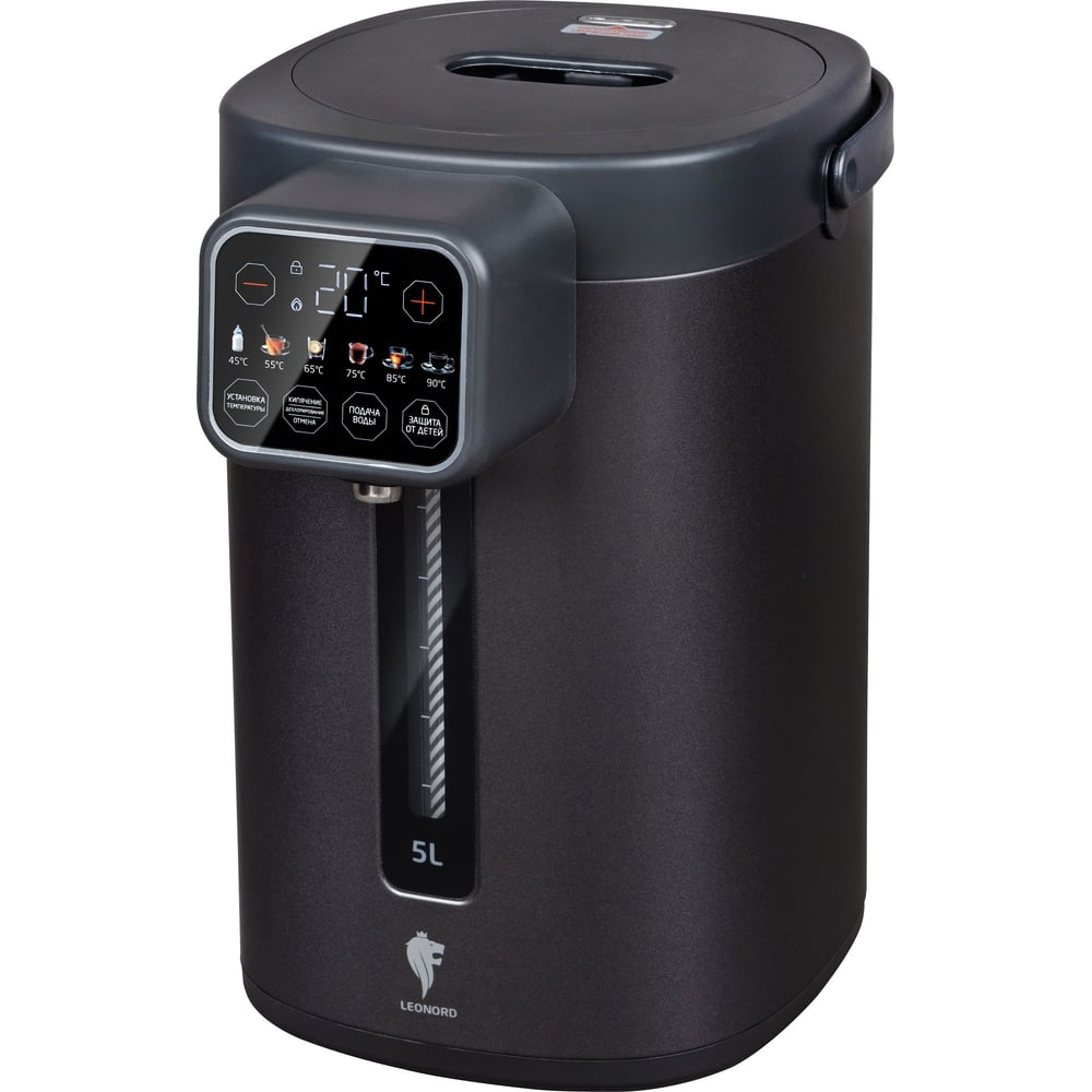 Изображение товара Термопот Leonord LE-1544 5 л, 1600 Вт, тёмно-серый 109688