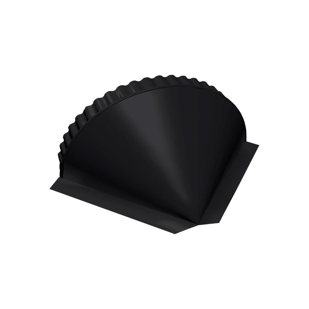 Изображение товара Заглушка конусная Grand Line 0,45 Drap RAL 9005 160334