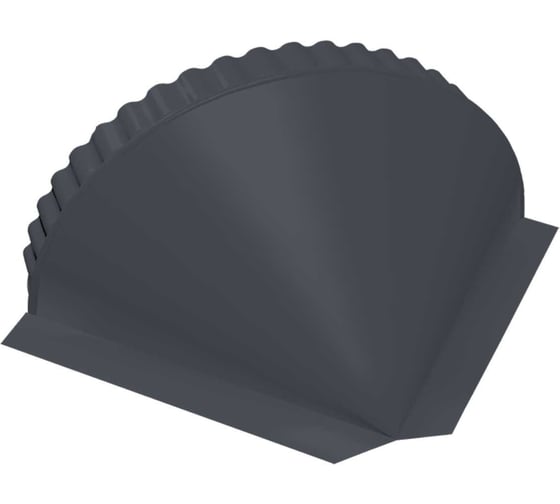 Изображение товара Заглушка конусная Grand Line 0,45 Drap RAL 7024 224461