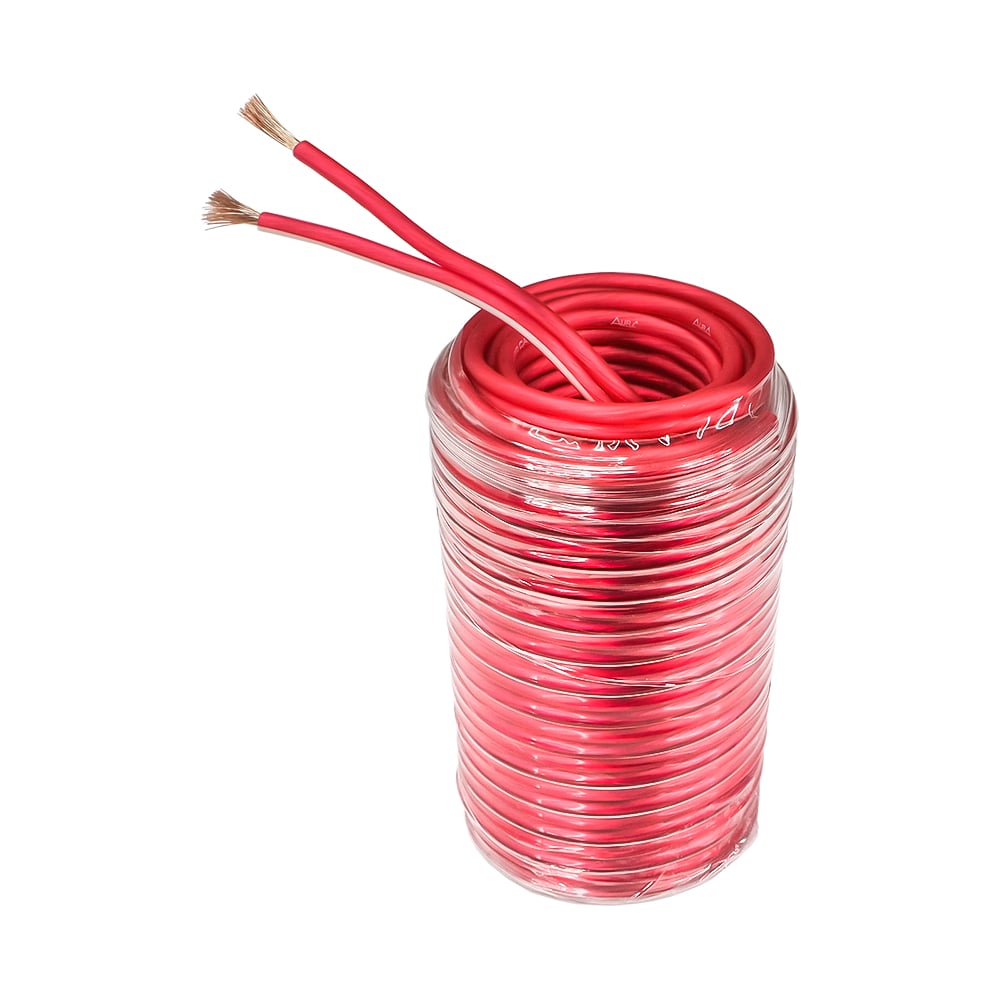 Изображение товара Кабель акустический AURA 16AWG 1.5мм2 10м прозрачный красный SCA-B150