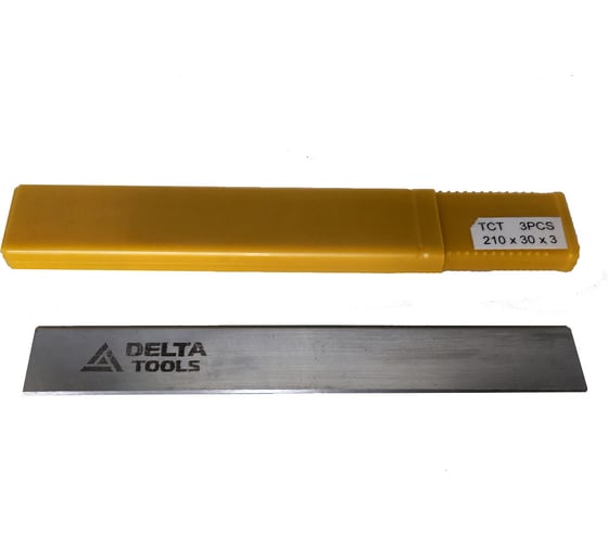 Изображение товара Нож с твердосплавной напайкой (3 шт; 210x30x3 мм) Deltatools 06-0015