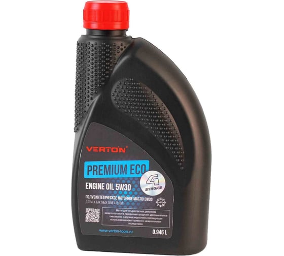 Изображение товара Моторное масло полусинтетическое 5W30 для 4-х тактных двигателей PREMIUM ECO VERTON 01.12543.12545