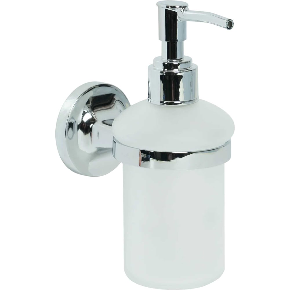 Изображение товара Дозатор настенный VIDAGE Ангарка хром цинк стекло 0.25л для антисептиков