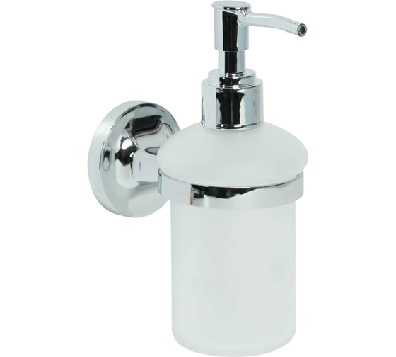 Изображение товара Дозатор настенный VIDAGE Ангарка хром, цинк стекло 1419006