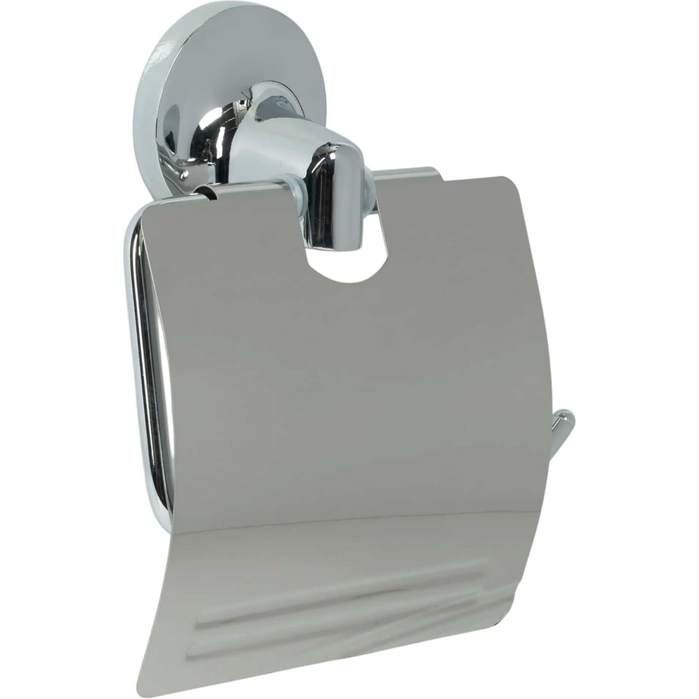 Изображение товара Держатель для туалетной бумаги Ангарка VIDAGE с крышкой, хром, цинк-металл