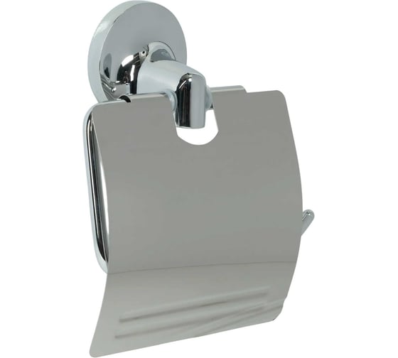 Изображение товара Держатель для туалетной бумаги Ангарка VIDAGE с крышкой, хром, цинк-металл 1419003