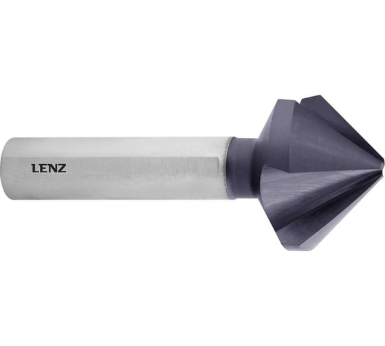 Изображение товара Зенковка LENZ 90, 30 мм, HSS-XE с покрытием, трёхгранный хвостовик LZSK-20300 F