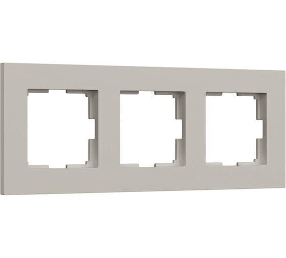 Изображение товара Рамка на 3 поста Werkel Slab W0032917 (дымчатый софт) a071626
