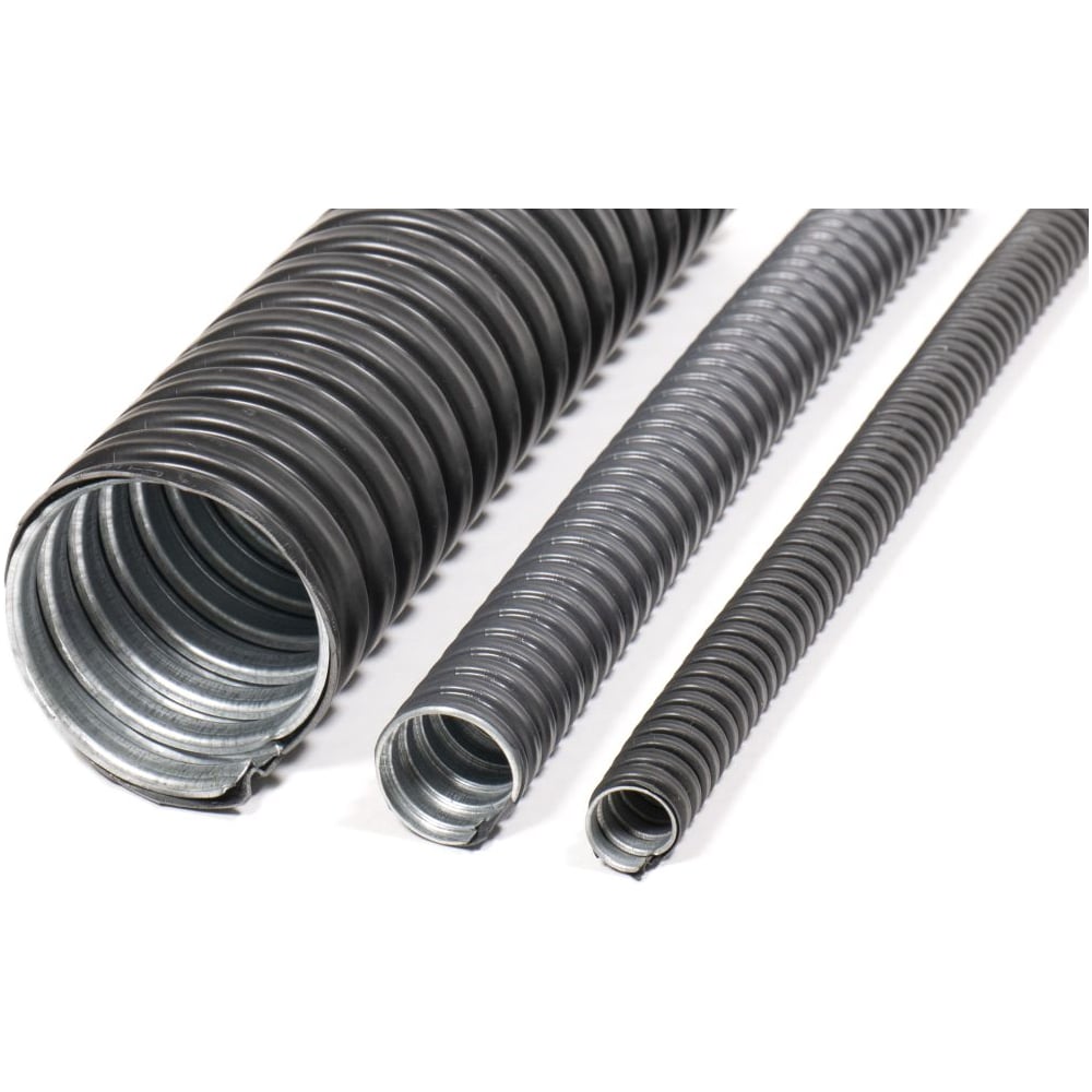 Изображение товара Металлорукав в ПВХ-изоляции ГОФРОМАТИК Р3-ЦП нг LS 32 20 метров черный