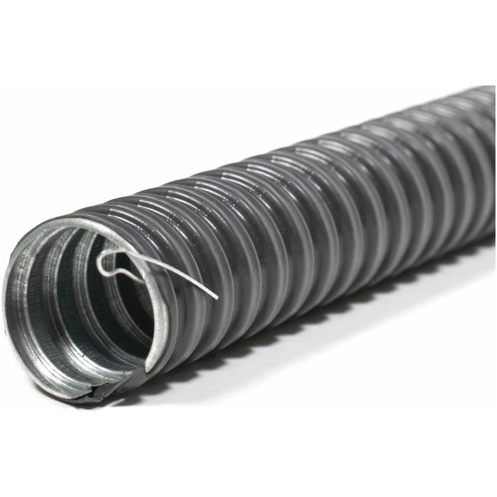 Изображение товара Металлорукав в ПВХ изоляции ГОФРОМАТИК РЗ-ЦП нг-LS 20 50м с протяжкой