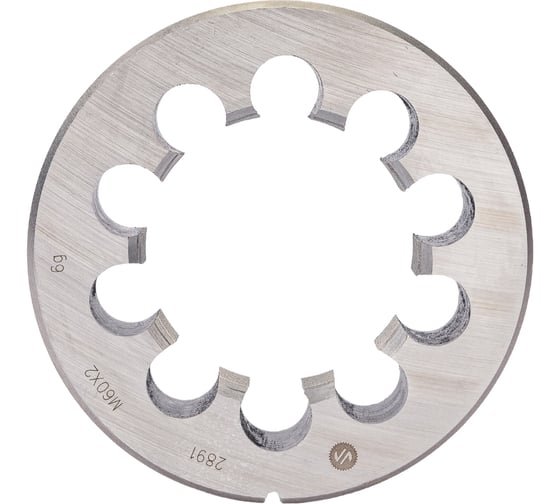 Изображение товара Плашка ИНСТУЛС М60.0x2.0x105x22 9ХС 6g 2650-2891 ГОСТ 9740-71 00001178654