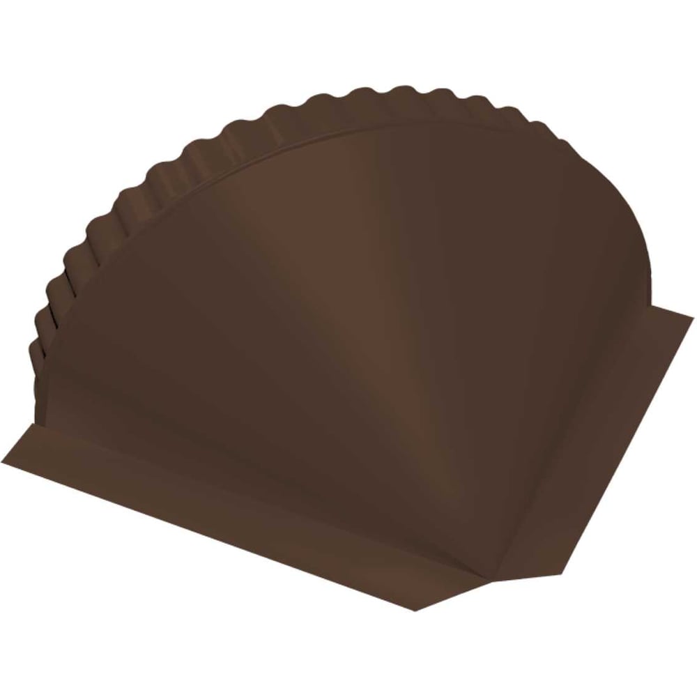 Изображение товара Заглушка конусная Grand Line 0,45 PE RAL 8017 для кровельных элементов