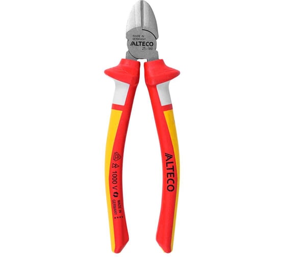 Изображение товара Бокорезы диэлектрические ALTECO VDE 180 мм, 3К рукоятка Industrial 0201-VDE-180-X 96878