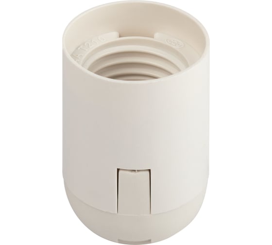 Изображение товара Патрон Е27 подвесной ЭРА пластик, белый, без наклейки, групповая упаковка 50 шт Б0069201