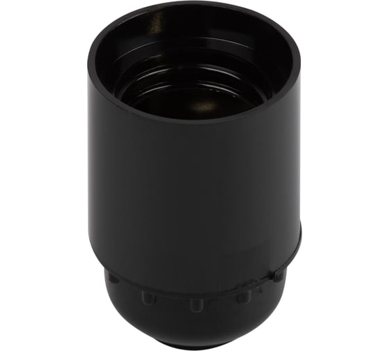 Изображение товара Патрон Е27 подвесной ЭРА бакелит, черный, без наклейки, групповая упаковка 50 шт Б0069196