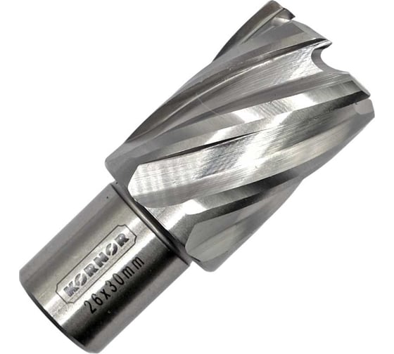 Изображение товара Корончатое сверло KORNOR HSS weldon 19 26х30 10330026