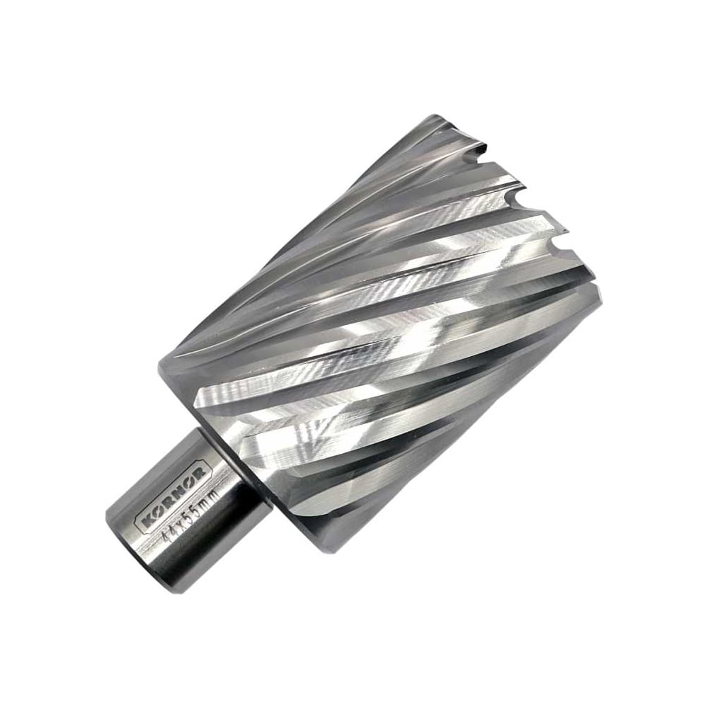 Изображение товара Корончатое сверло KORNOR HSS weldon 19 44х55 для точного сверления металлов
