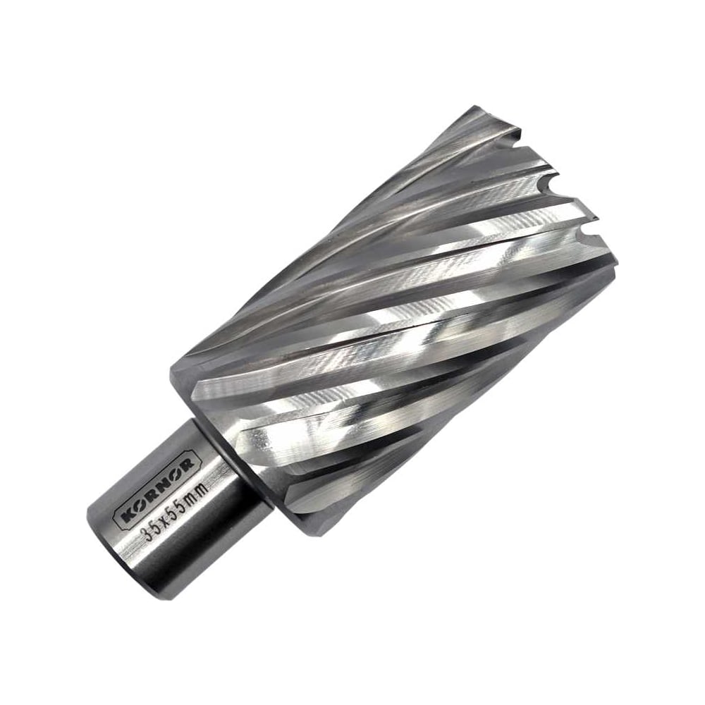 Изображение товара Корончатое сверло KORNOR HSS weldon 19 35x55 для металлов