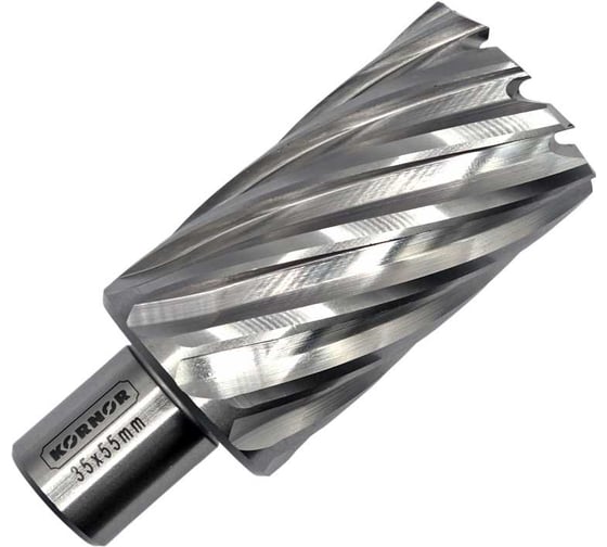 Изображение товара Корончатое сверло KORNOR HSS weldon 19 35х55 10350035