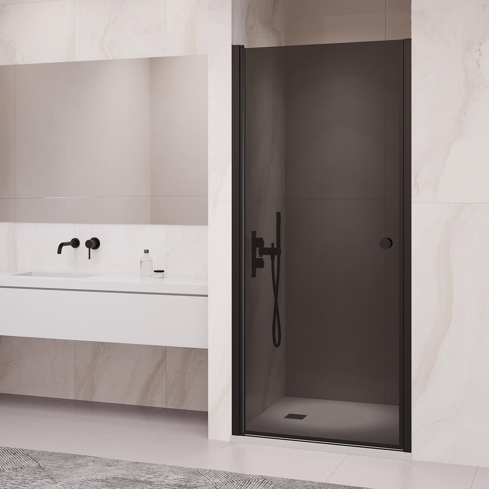 Изображение товара Душевая дверь RGW 90х195 PA-03-B NEW Черный тонированное стекло 6 мм