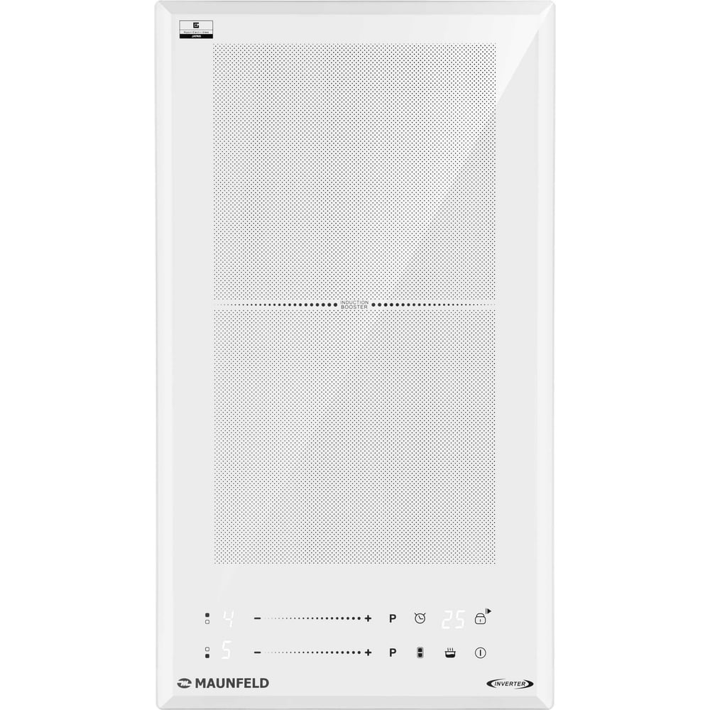 Изображение товара Индукционная варочная панель MAUNFELD CVI292S2FWH LUX Inverter 2 конфорки