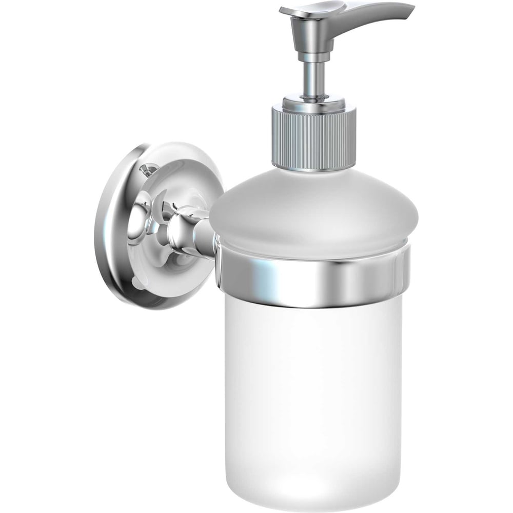 Изображение товара Дозатор для жидкого мыла Fora DROP FOR-DP021 настенный стеклянный хром