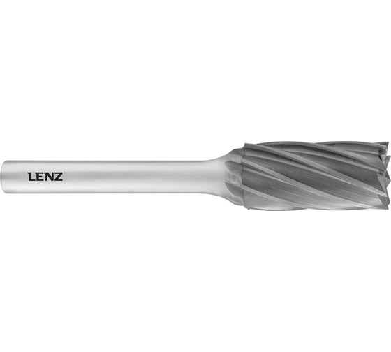 Изображение товара Бор-фреза твердосплавная LENZ форма B, цилиндр с торц. зубьями, 8х20х6х65 мм LZBB 075 N7