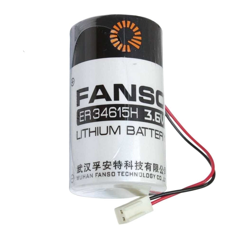 Изображение товара Литиевая батарейка FANSO ER34615H-LD/-JST-2510 2 шт для приборов, счетчиков, автомобилей и GPS, тип D с проводами и коннектором JST-2510, Li-SOCl2 6799634