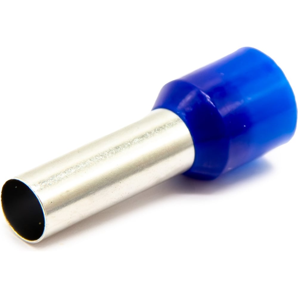 Изображение товара Медный луженый изолированный наконечник ЮМП ЭЛЕКТРО НШВИ 16-18, синий, 100 шт