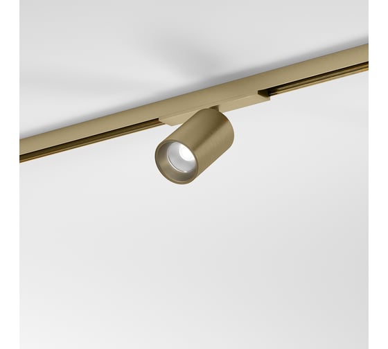 Изображение товара Трековый светильник Elektrostandard Brass Line 10W 4000K латунь a071846