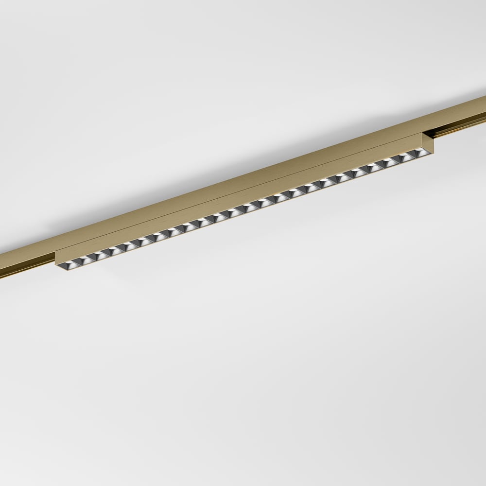 Изображение товара Трековый светильник Elektrostandard Brass Line 20W 4000K латунь для интерьера