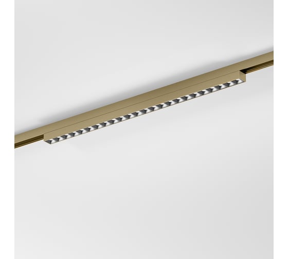 Изображение товара Трековый светильник Elektrostandard Brass Line 20W 4000K латунь a071850