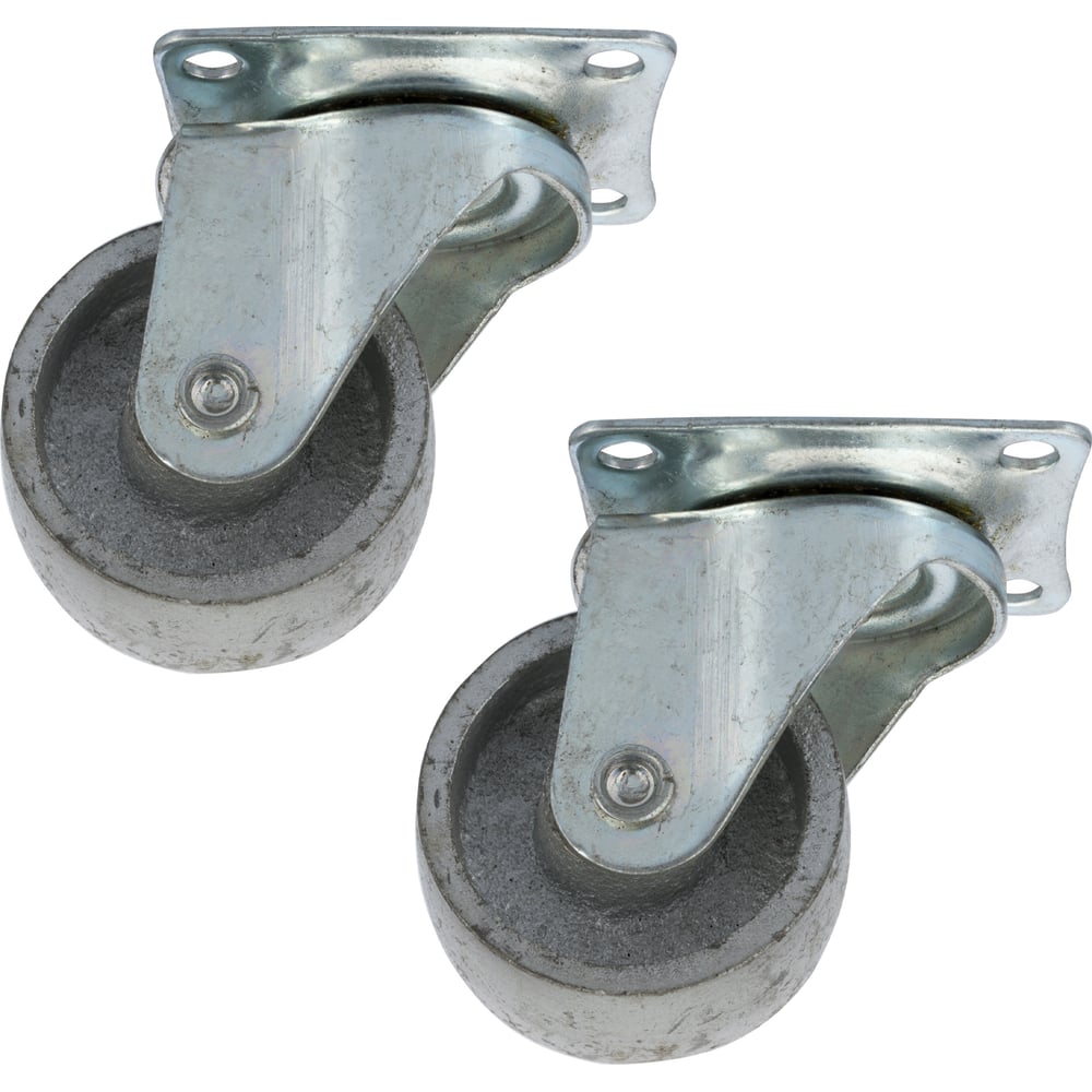 Изображение товара Набор колес Caster 2шт./38мм стальные, поворотные. 23038C-Н