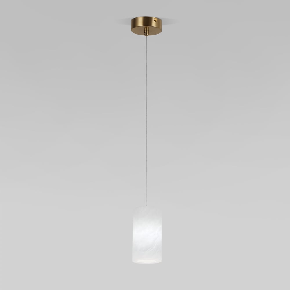 Изображение товара Подвесной светильник Eurosvet Marba с алебастровым плафоном и регулируемой высотой