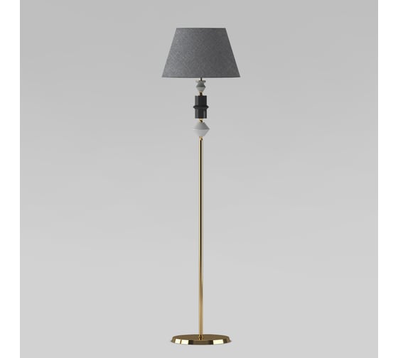 Изображение товара Торшер Eurosvet Olaria с декором из керамики 109012 латунь a071407