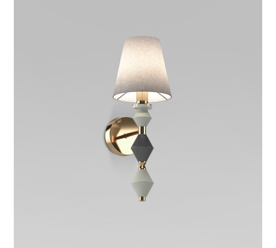 Изображение товара Настенный светильник Eurosvet Olaria с керамическим декором 103012 латунь a071404