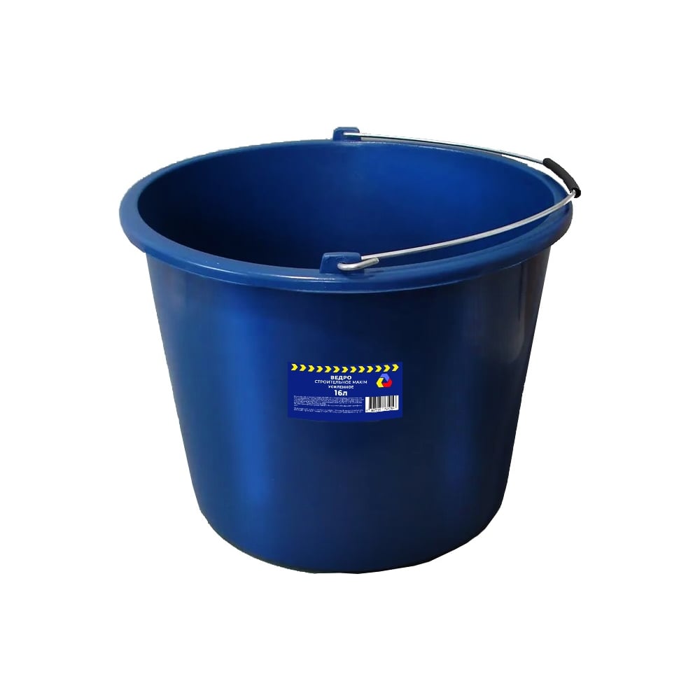 Изображение товара Ведро строительное усиленное MAXIM 16 л синее для сухих смесей