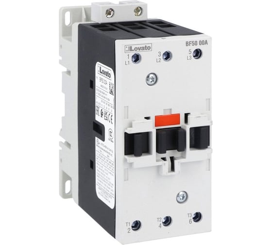 Изображение товара Контактор Lovato Electric 3P 50A AC3 230VAC 50/60HZ BF5000A230