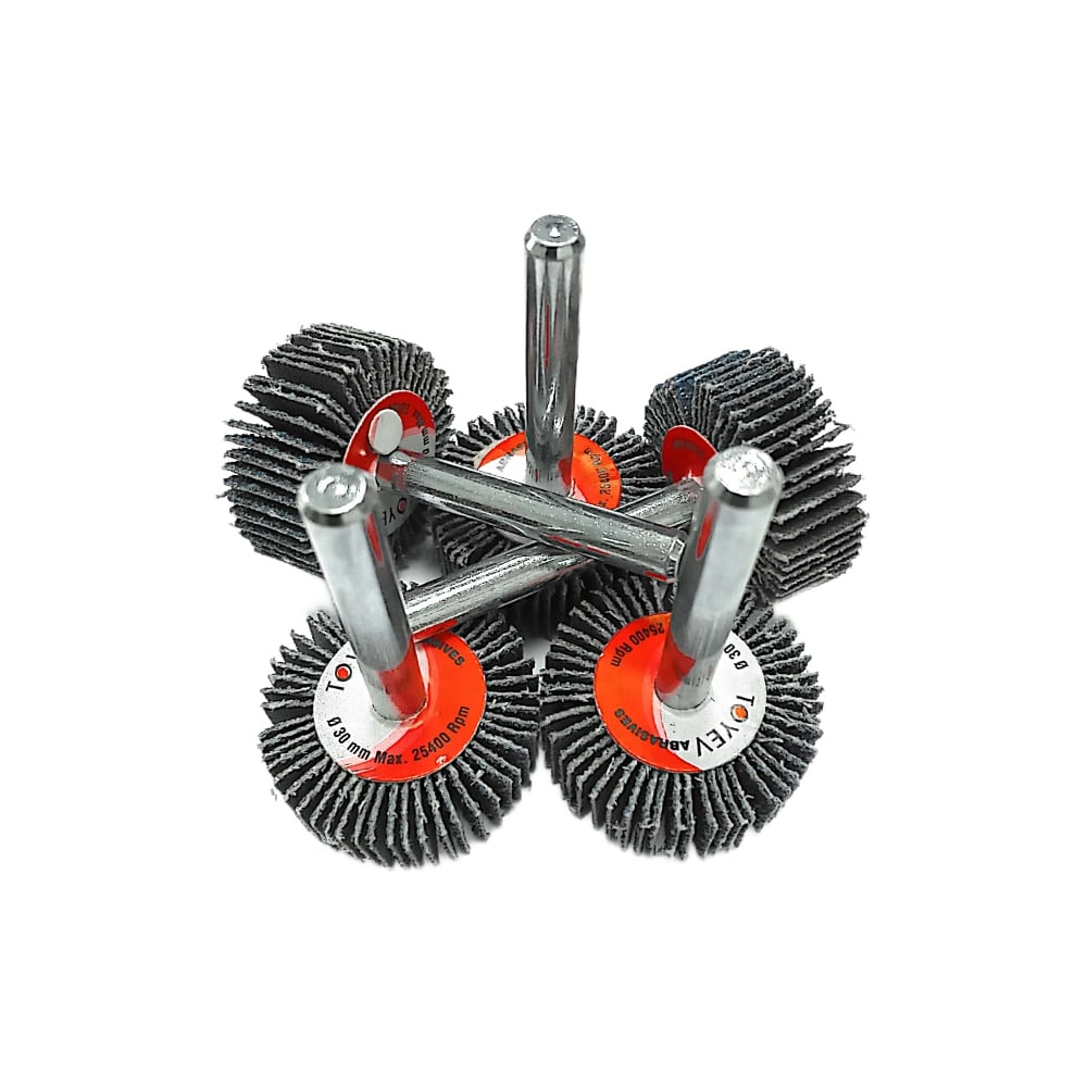 Изображение товара Лепестковая шлифовальная щетка TOYEV SZM Zc 30х10х6 P60 5шт упак