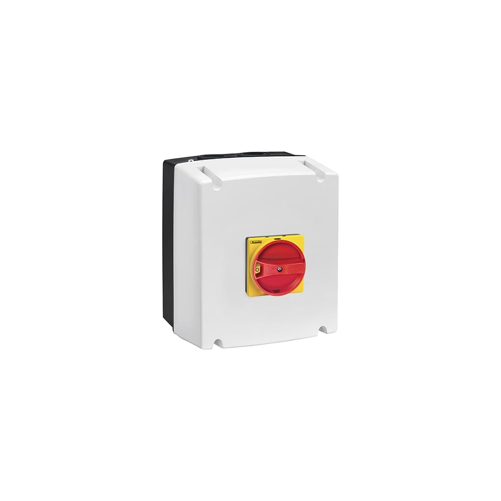 Изображение товара Разъединитель Lovato Electric 3P 40A, в корпусе, красная/желтая рукоятка GAZ040