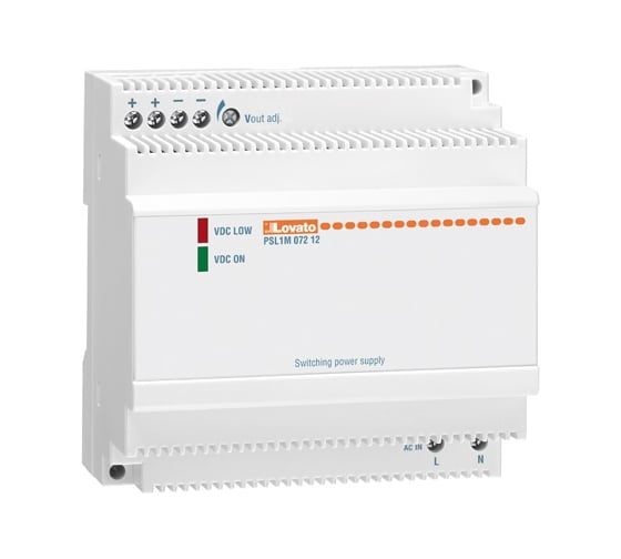 Изображение товара Однофазный источник питания LOVATO Electric 24VDC, 4.2A, 100W PSL1M10024